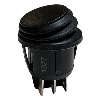 Cherry KDH3CNA1BBB Round Rocker Switch DPDT On-Off-On, 16A@125VAC / 10A@28VDC, Panel Mount
