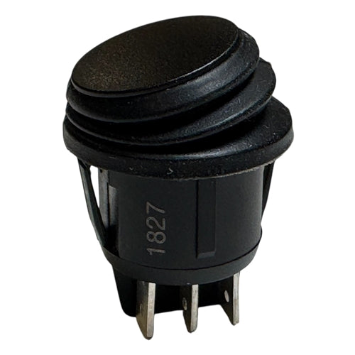 Cherry KDH3CNA1BBB Round Rocker Switch DPDT On-Off-On, 16A@125VAC / 10A@28VDC, Panel Mount