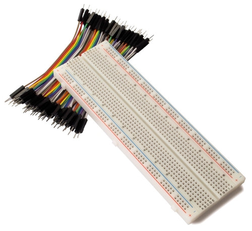 BPS Busboard KIT-BB830+zw BB830 Solderless Breadboard and 10cm Male-To-Male Zipwires