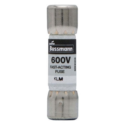 Bussmann KLM-1 Fuse 1 Amp 600VAC/VDC Fast Blow Melamine Tube (13/32" x 1-1/2") 1A 1AMP