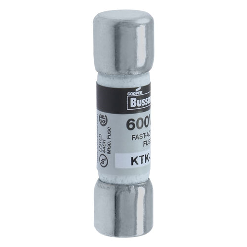 Bussmann KTK-7 Fuse 7 Amp 600VAC Fast Blow Melamine Tube (13/32" x 1-1/2") 7A 7AMP