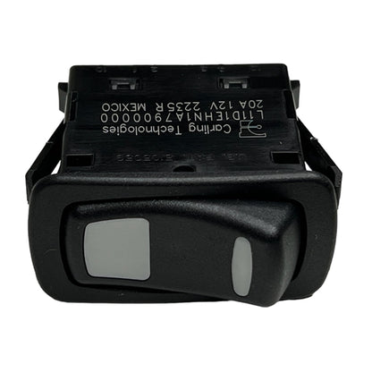 Carling L11D1EHN1-A7900 Lighted Rocker Switch SPST On-Off, 20A@12VDC, Amber/Green LED, QC Terminals *Max 12VDC*