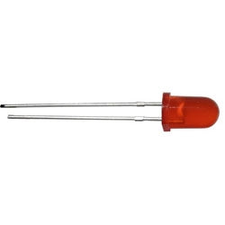 Mode 55-572-0 Flashing Red 5mm LED, Brightness 1000MCD, 3-5VDC *Requires No External Circuitry* (Ttl&cmos)