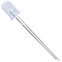 NTE LED 5mm Super Bright Green Water Clear Lens, 10500mcd@30ma 4.0V Max, Mfr# NTE30038