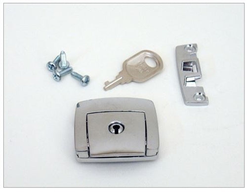 Platt Diecast Chrome Key Replacement Latch (Each) LOC005 *** Not Sold As a Pair - Sold Individually ***