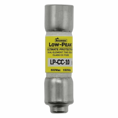 Bussmann LP-CC-10 Fuse 10 Amp 600VAC/150VDC Class CC Low Peak Time-Delay (0.41" x 1-1/2") 10A 10AMP