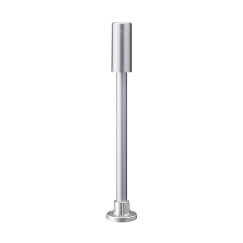 Patlite LR4-02PJNU 40mm, Signal Tower Base Unit, 24V DC, Pole Mount with Circular Bracket and Cable, Silver