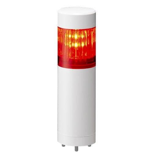 Patlite LR4-102WJNW-R 40mm 1-Tier Signal Tower, 24V DC, Direct Mount with Cable, No Flashing/Buzzer, Off-White