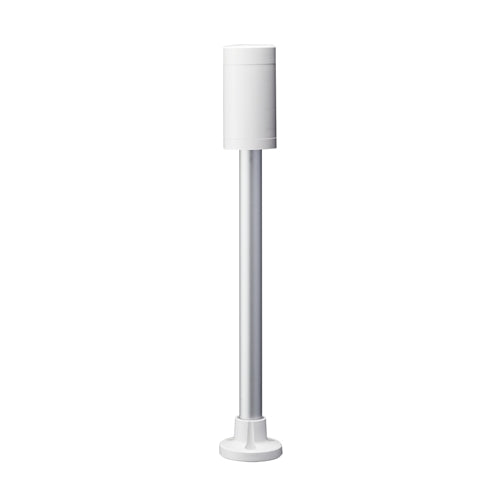 Patlite LR5-01PJNW 50mm, Signal Tower Base Unit, 12V DC, Pole Mount with Circular Bracket and Cable, Off-White