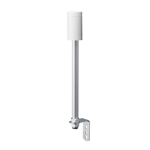 Patlite LR5-02LJNW 50mm, Signal Tower Base Unit, 24V DC, Pole Mount with L Bracket and Cable, Off-White