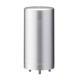 Patlite LR5-02WTNU 50mm Signal Tower Base Unit, 24V DC, Direct Mount with Terminal, No Flashing/Buzzer, Silver