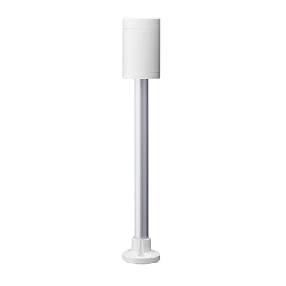 Patlite LR6-02PJNW 60mm, Signal Tower Base Unit, 24V DC, Pole Mount with Circular Bracket and Cable, Off-White