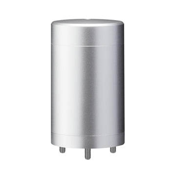Patlite LR6-02WJNU 60mm, Signal Tower Base Unit, 24V DC, Direct Mount with Cable, Silver