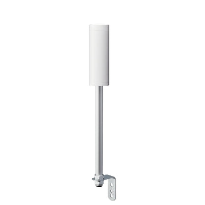 Patlite LR6-M2LJNW 60mm, Signal Tower Base Unit, 100-240V AC, Pole Mount with L Bracket and Cable, Off-White