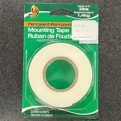Philmore LT-HU-3/4 Double-Sided Mounting Tape 3/4" x 60" Roll
