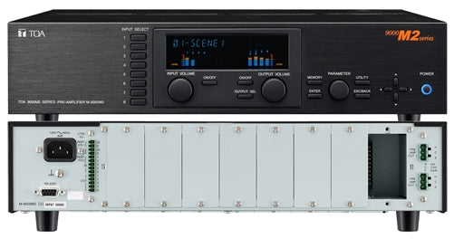 TOA M-9000M2 CU Dual Channel Modular Mixer / Matrix, Max 8X8 (Uses A-9000 & 900 Series Modules)