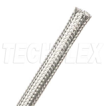 Techflex MBN0.38SV Flexo Tinned Copper 3/8" Sleeving, Ideal for Grounding, EMI, RFI and ESD Protection (30M = Full Roll)