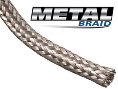 Techflex MBN0.38SV Flexo Tinned Copper 3/8" Sleeving, Ideal for Grounding, EMI, RFI and ESD Protection (30M = Full Roll)