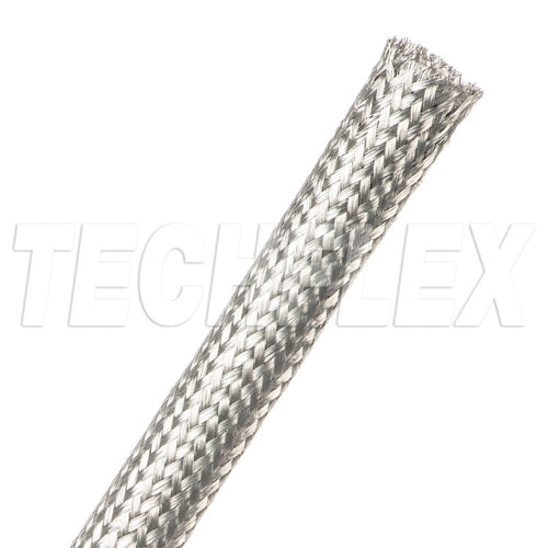 Techflex MBN0.50SV Flexo Tinned Copper 1/2" Sleeving, Ideal for Grounding, EMI, RFI and ESD Protection (30M = Full Roll)
