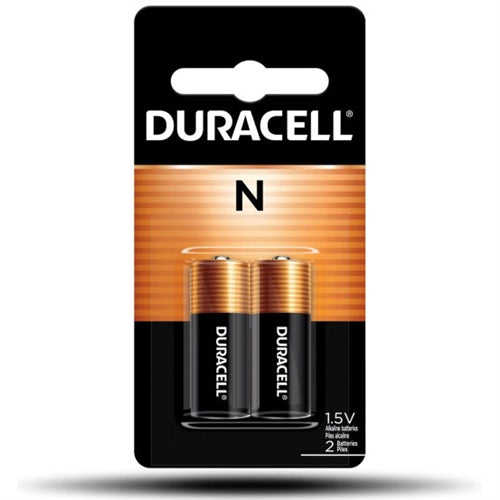 Duracell MN9100 1.5V Alkaline N Sized Battery 2-Pack (LR1, E90, AM5, LR1G, LR1SG, 4001, Kn, 810-2, 114 Equivalent)