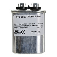 NTE Motor Run Capacitor 25uF 370VAC MRC370V25 ** Rated for Continuous/100% Duty Cycle **