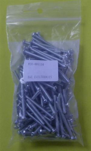 Hardware MSR-006150 6-32 1.5" Robertson-Slot Bolt / Screw 100/Pack