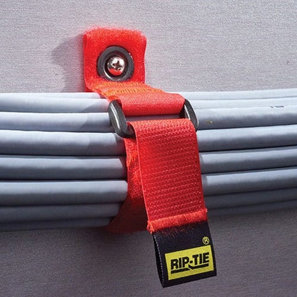 Rip-Tie N-10-G10-BK 1" x 10" Cinchstrap with End Grommet 10/Pack, Black