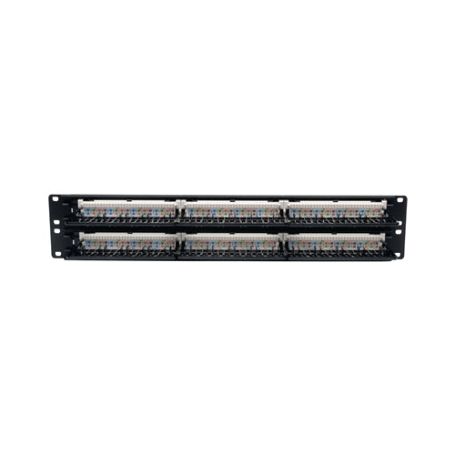 Tripplite N052-048 Tripp Lite Series 48-Port 2U Rack-Mount Cat5e 110 Patch Panel, 568B, RJ45 Ethernet, TAA