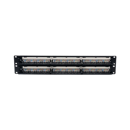 Tripplite N052-048 Tripp Lite Series 48-Port 2U Rack-Mount Cat5e 110 Patch Panel, 568B, RJ45 Ethernet, TAA