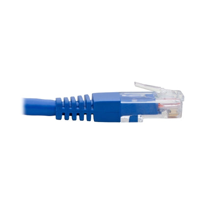 Tripplite N204-001-BL-DN Blue 1ft Down-Angle Cat6 Gigabit Molded UTP Ethernet Cable (RJ45 Right-Angle Down M to RJ45 M)