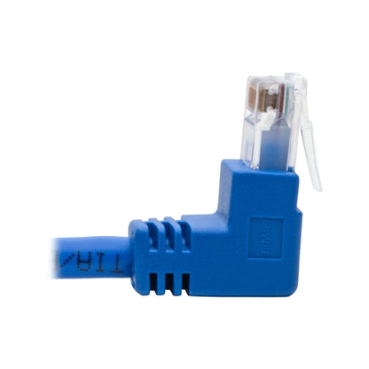 Tripplite N204-003-BL-UD Blue 3ft Up/Down-Angle Cat6 Gigabit Molded UTP Ethernet Cable (RJ45 Up-Angle M to RJ45 Down M)