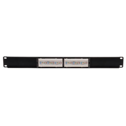 Tripplite N252-012 12 Port 1U Rackmount Cat6/Cat5 110 Patch Panel 568B, RJ45 Ethernet