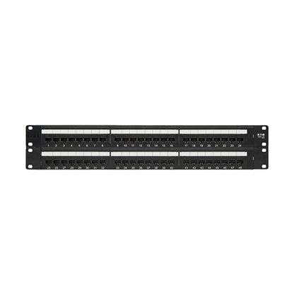 Tripplite N252-048 48-Port Cat6 Patch Panel, UTP, 110 Punch Down, RJ45, 2U, TAA