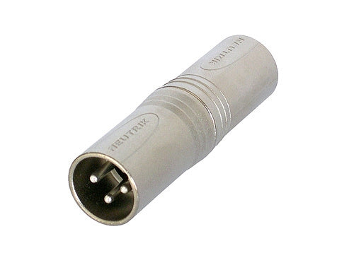 Neutrik NA3MM 3 Pin Male XLR to 3 Pin Male XLR Adapter / Gender Changer