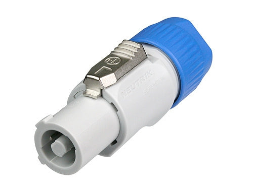 Neutrik NAC3FCB 3 Pole Gray Powercon Lockable Cable Connector, Color Coded for "Power Out"