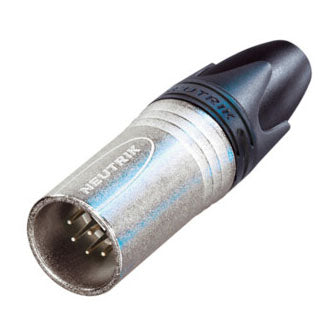 Neutrik NC7MXX 7 Pin Male XLR Cable Connector with Nickel Housing and Silver Contacts