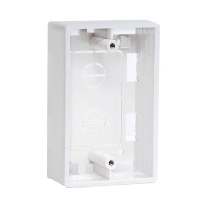 Quest NFP-3000 1.5" Deep Wall Plate Surface Mount Box, Single-Gang, White