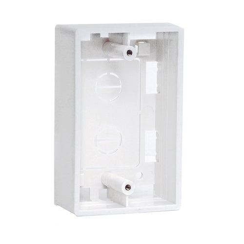 Quest NFP-3000 1.5" Deep Wall Plate Surface Mount Box, Single-Gang, White