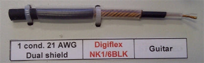 Digiflex NK1/6 20AWG 1 Conductor Microphone Cable, Black (153M = Full Roll)