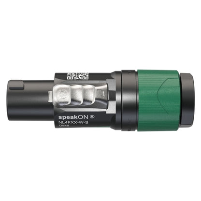 Neutrik NL4FXX-W-S 4 Pole Speakon Cable Connector for 6-12mm Cable, Chuck Type Strain Relief