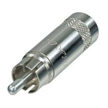 Rean Neutrik NYS352 Heavy Duty RCA Phono Plug, Solder Tabs
