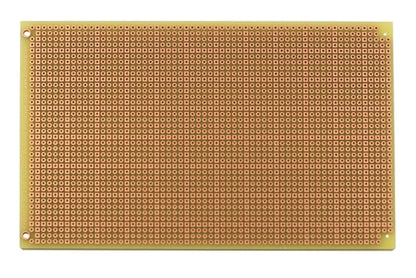 BPS Busboard PAD3U Padboard-Size 3U, Pad-Per-Hole, Plated Holes, Square Locator Holes, Double-Sided, 100mm x 160mm