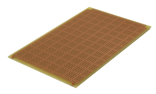 BPS Busboard PAD3U Padboard-Size 3U, Pad-Per-Hole, Plated Holes, Square Locator Holes, Double-Sided, 100mm x 160mm