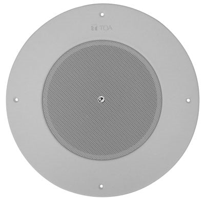 TOA PC-580RVU Round Ceiling Speaker, with Transformer, White Grill, with Volume Control