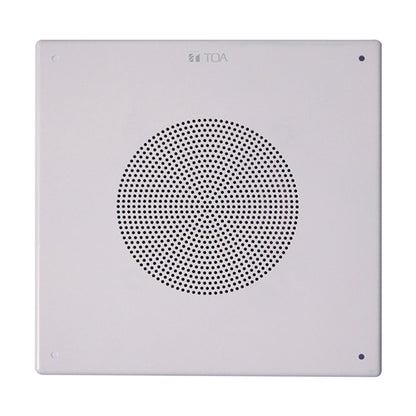 TOA PC-580S Square Ceiling Speaker, 10W 25V/70V, Ceiling Mount 8" Speaker