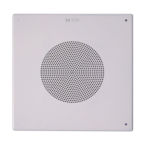TOA PC-580S Square Ceiling Speaker, 10W 25V/70V, Ceiling Mount 8" Speaker