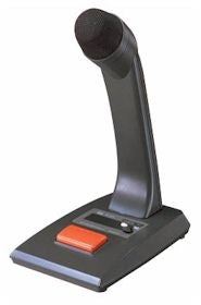 TOA PM-660U Desk-Top Paging Microphone, Push-To-Talk Button, with Lock, Unterminated 4 Wire with Shield