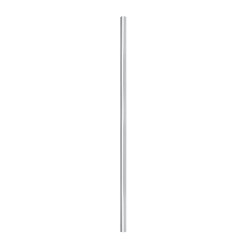 Patlite POLE22-0800AN 22mm Dia, 800mm Aluminum Pole, 2 Screws Included - No Threads, Silver