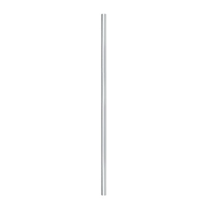 Patlite POLE22-0800AN 22mm Dia, 800mm Aluminum Pole, 2 Screws Included - No Threads, Silver