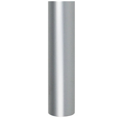 Patlite POLE22-0800AN 22mm Dia, 800mm Aluminum Pole, 2 Screws Included - No Threads, Silver
